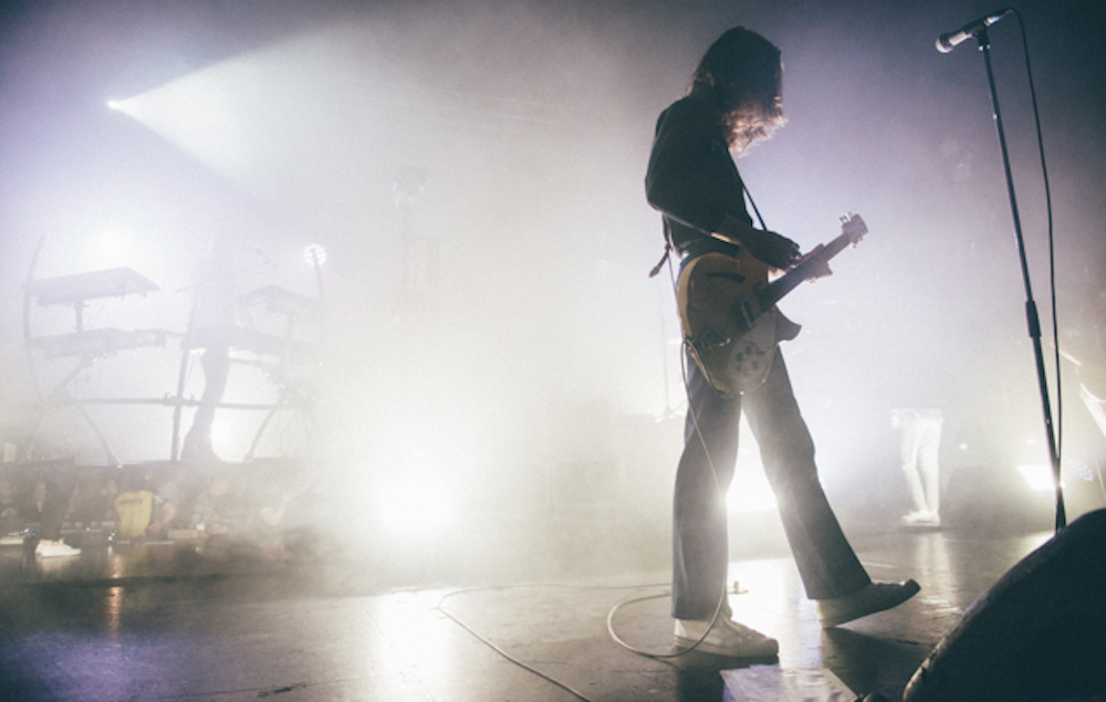 Blossoms on stage in Birmingham