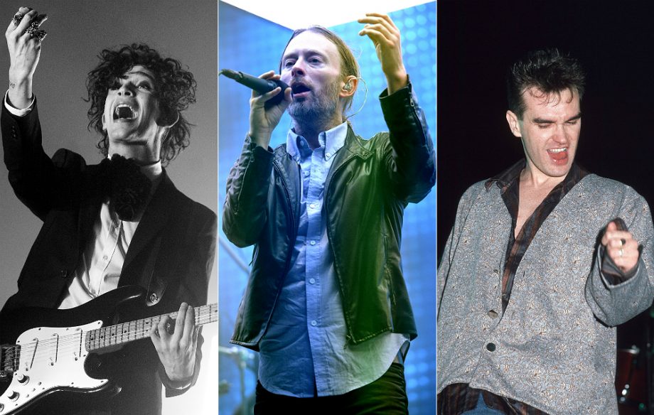 The 1975's Matty Healy, Radiohead's Thom Yorke and Morrissey