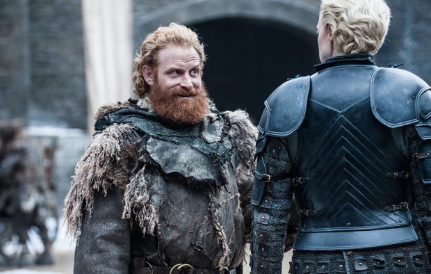 Brienne and Tormund in Game of Thrones season 7