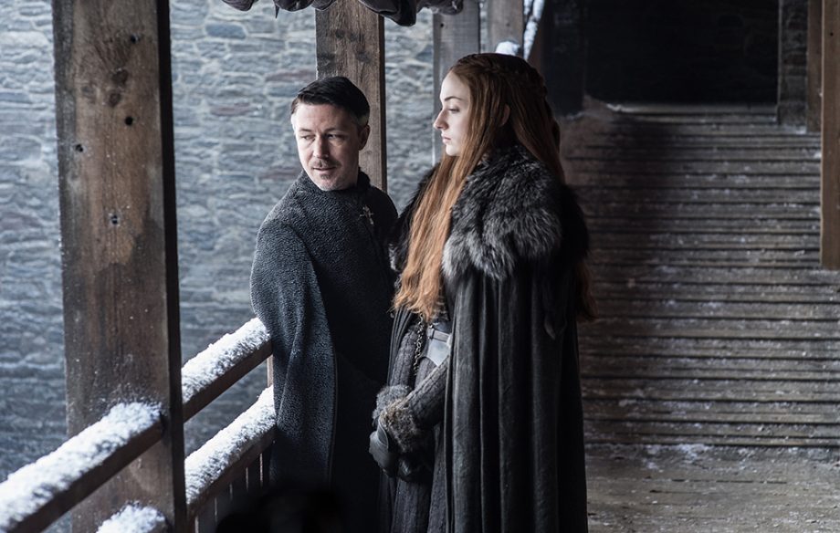 Sansa and Petyr Baelish in Game of Thrones season 7
