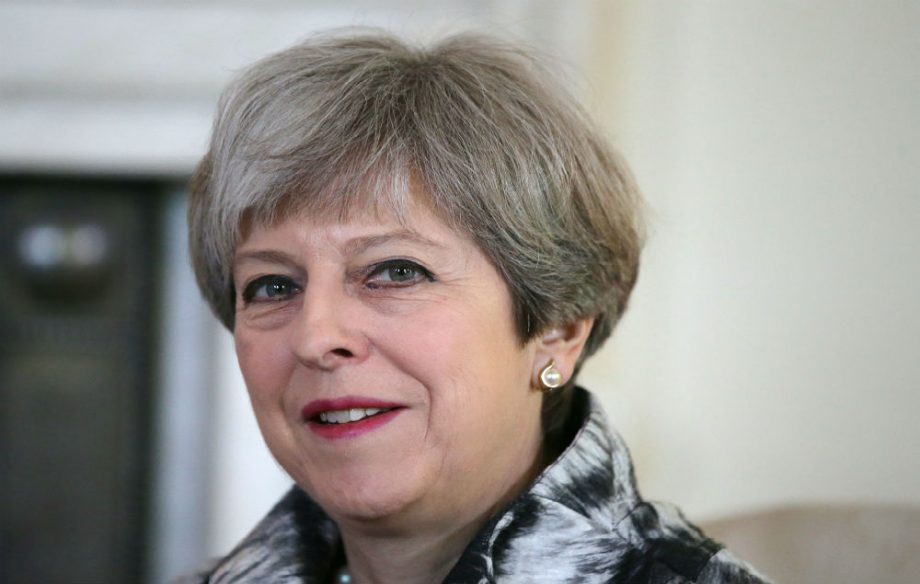 Conservative leader Theresa May
