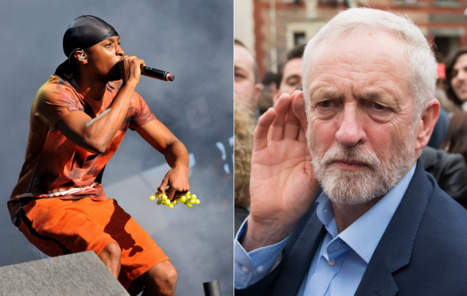 JME and Jeremy Corbyn