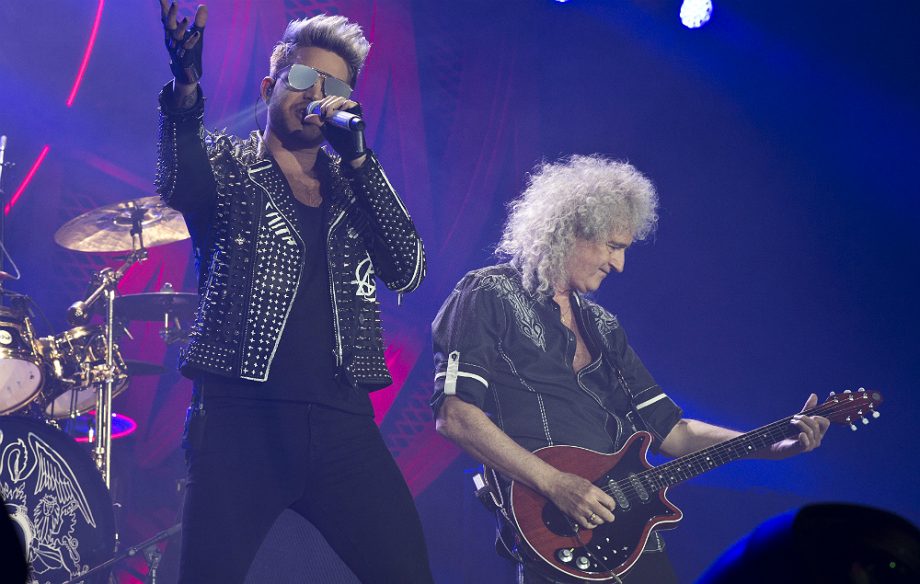 Adam Lambert with Queen