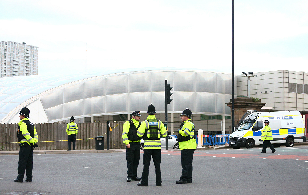 Scenes after the terror attack at an Ariana Grande gig at Manchester Arena