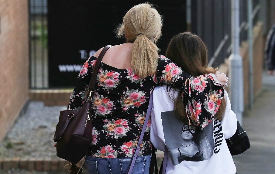 Scenes after the terror attack at an Ariana Grande show in Manchester