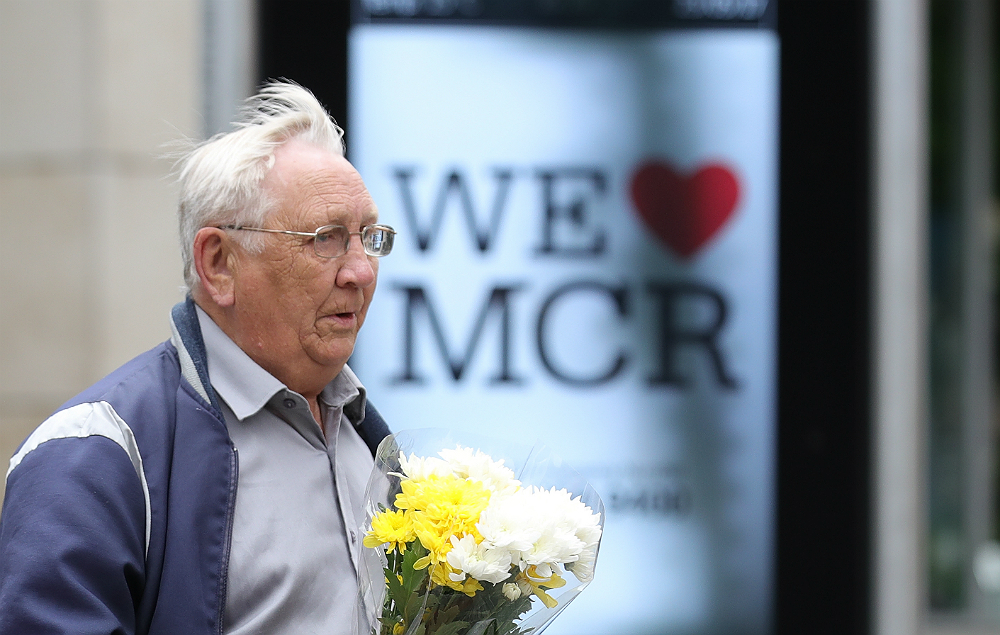 Scenes after the Manchester terror attack