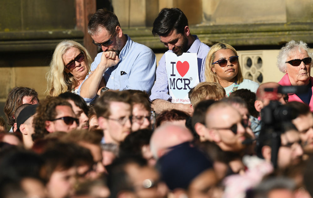 Manchester attack vigil