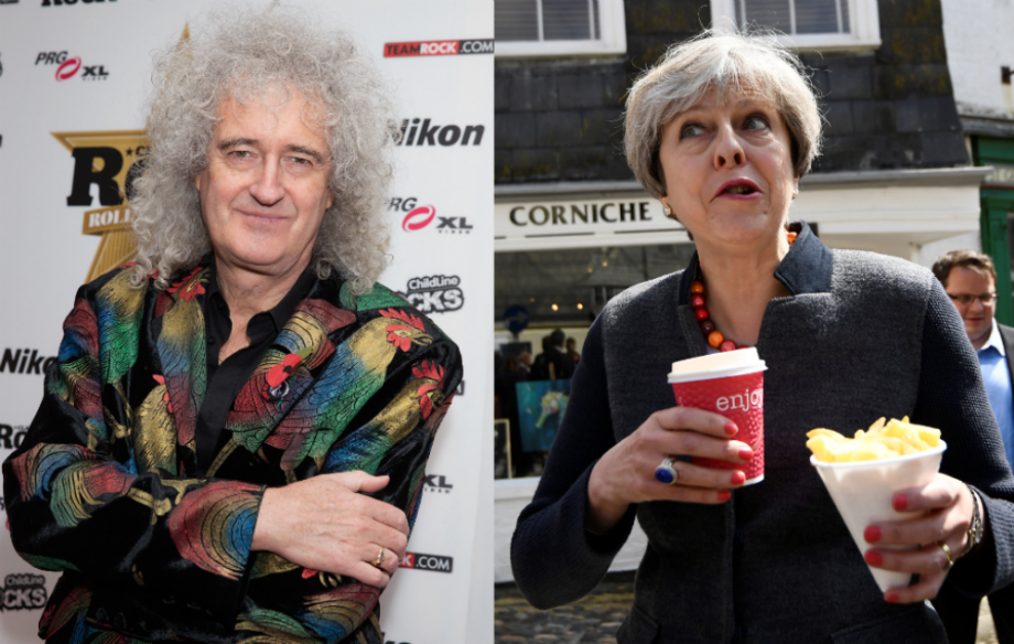 Brian May / Theresa May