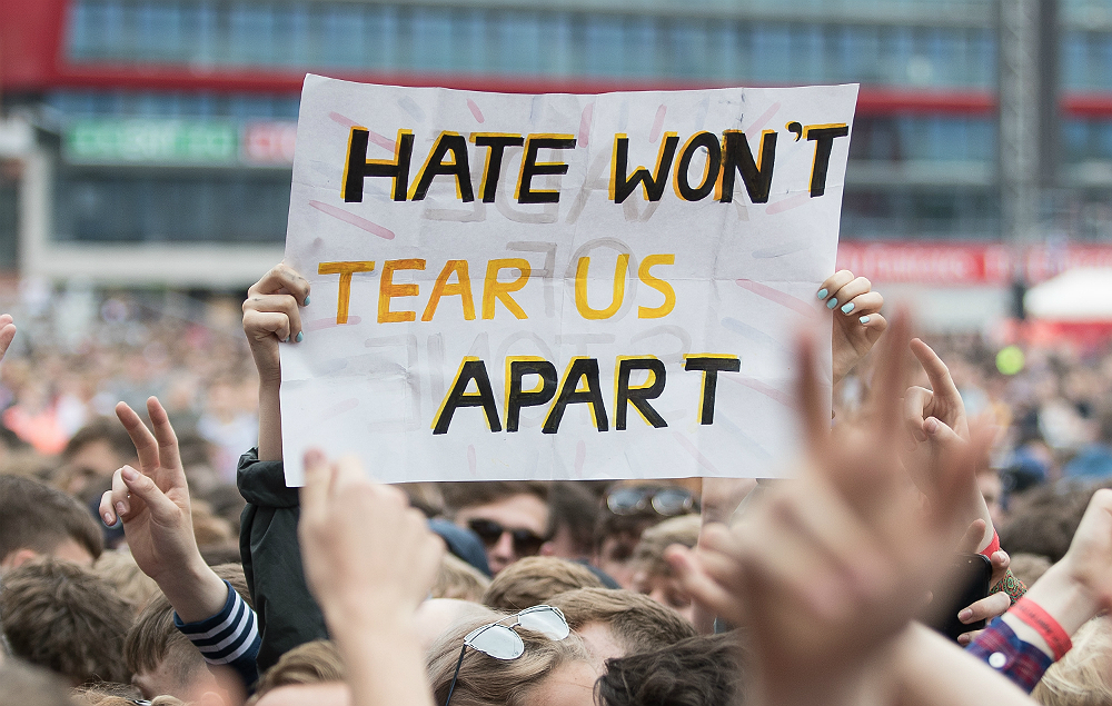 Courteeners fans at Old Trafford