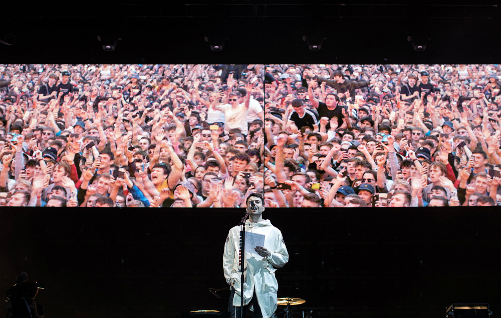 The Courteeners' Liam Fray at Old Trafford