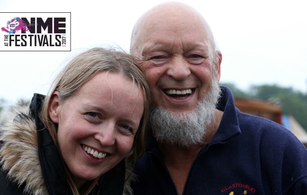 Emily and Michael Eavis