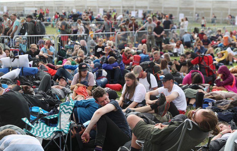 Glastonbury on Monday