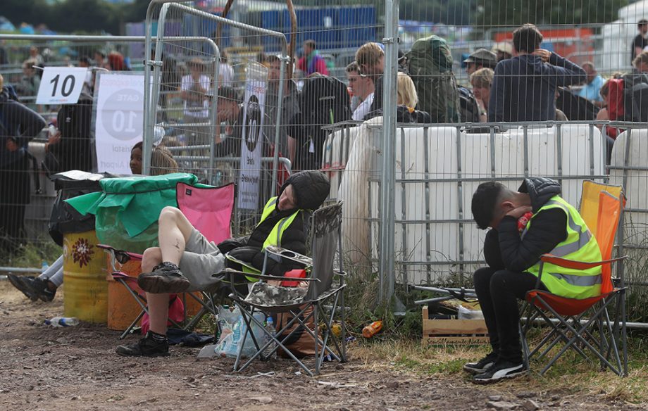 Glastonbury on Monday