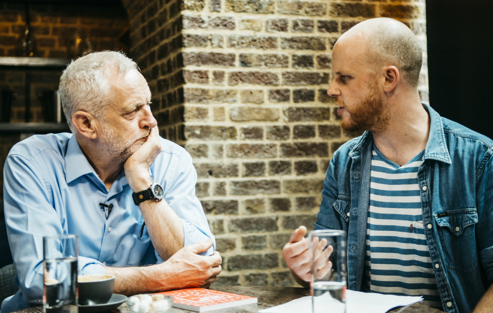 Jeremy Corbyn sits down with NME editor Mike Williams to answer your questions