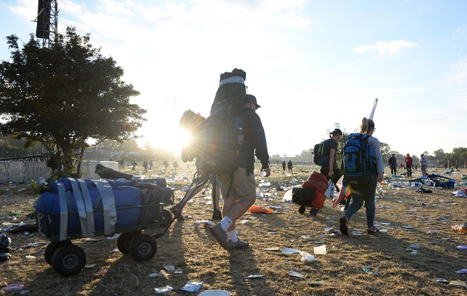 Glastonbury on Monday