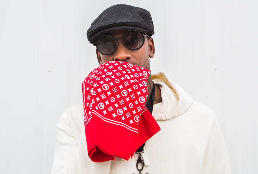 Skepta backstage at Gov Ball 2017