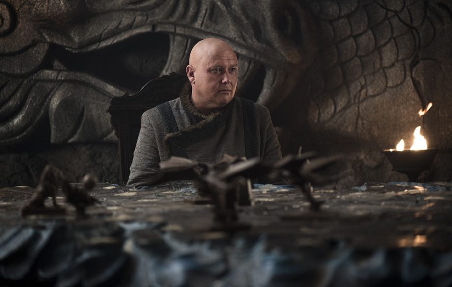 Conleth Hill as Varys in Game of Thrones season 7 episode 5: Eastwatch