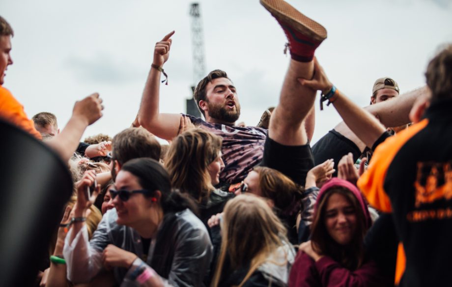 Always crowdsurf responsibly
