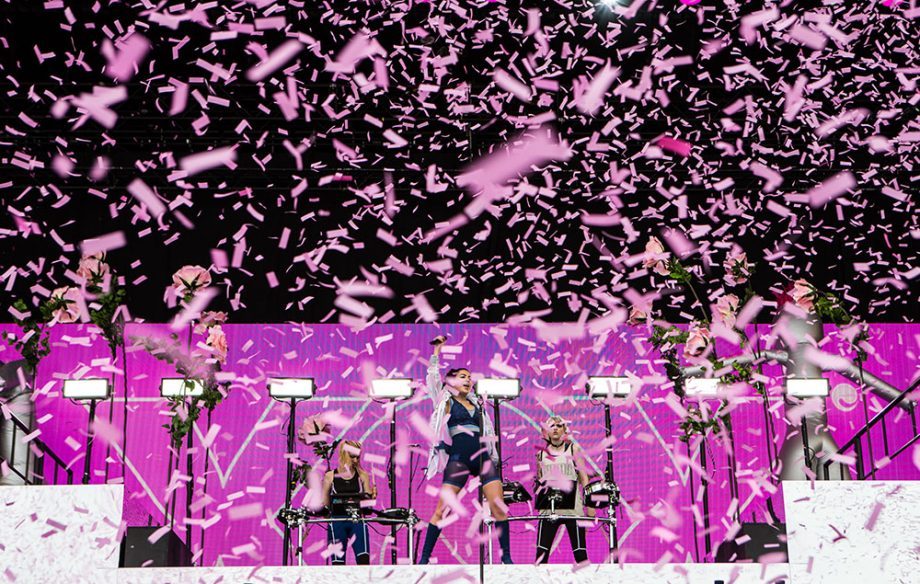 Charli XCX performs at Glastonbury 2017