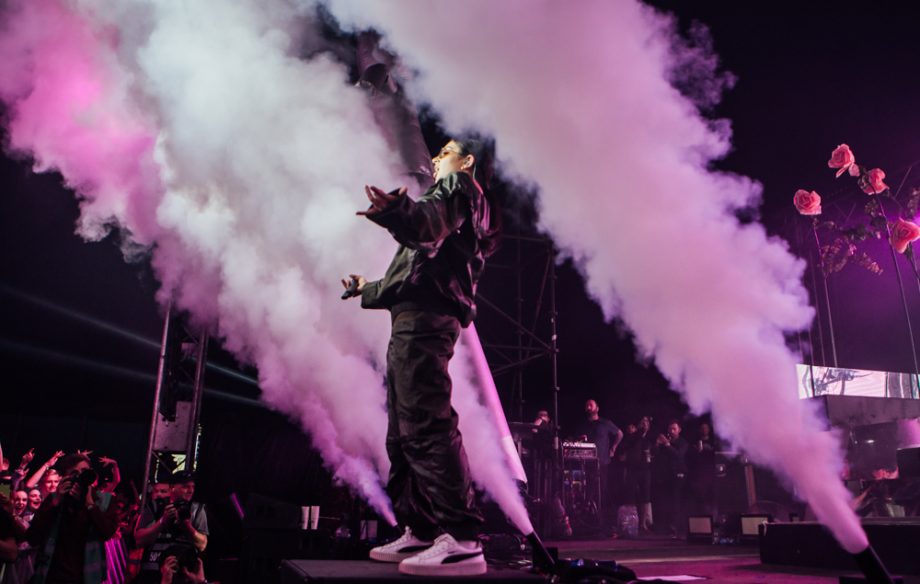 Charli XCX observes her adoring crowd at Leeds