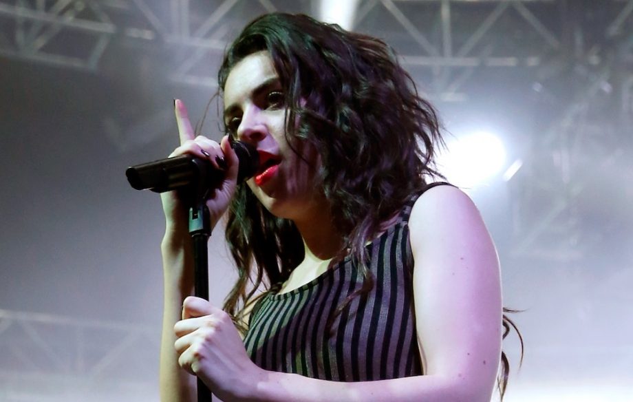 Singer Charli XCX performs onstage during ESPN the Party at WestWorld of Scottsdale