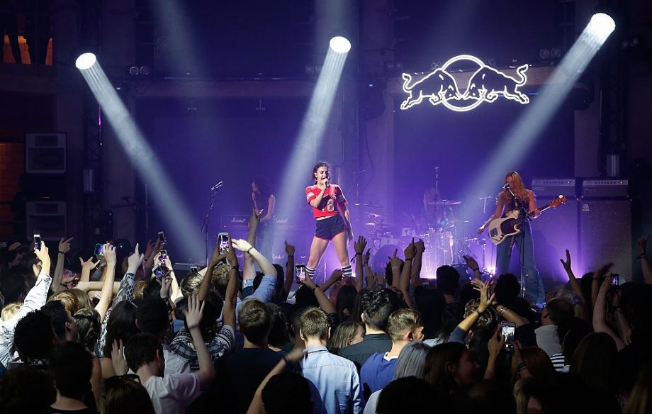 Charli XCX performs during the Red Bull Studios Future Underground