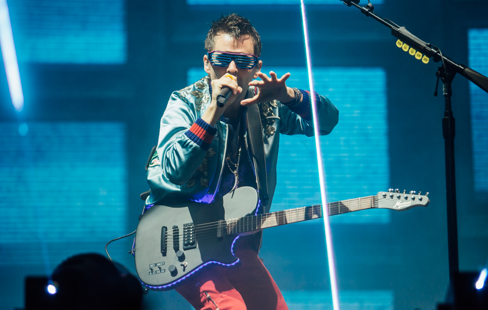 Muse's Matt Bellamy at Leeds Festival 2017