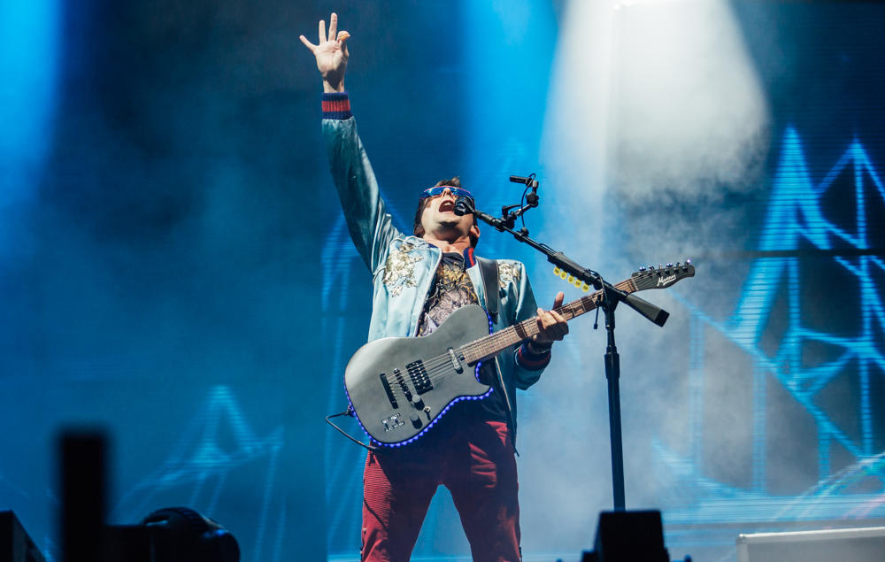 Muse's Matt Bellamy at Leeds Festival 2017