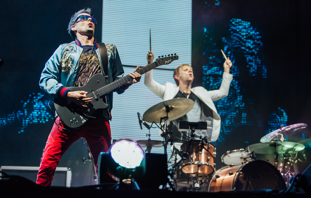 Muse's Matt Bellamy and Dom Howard at Leeds Festival 2017