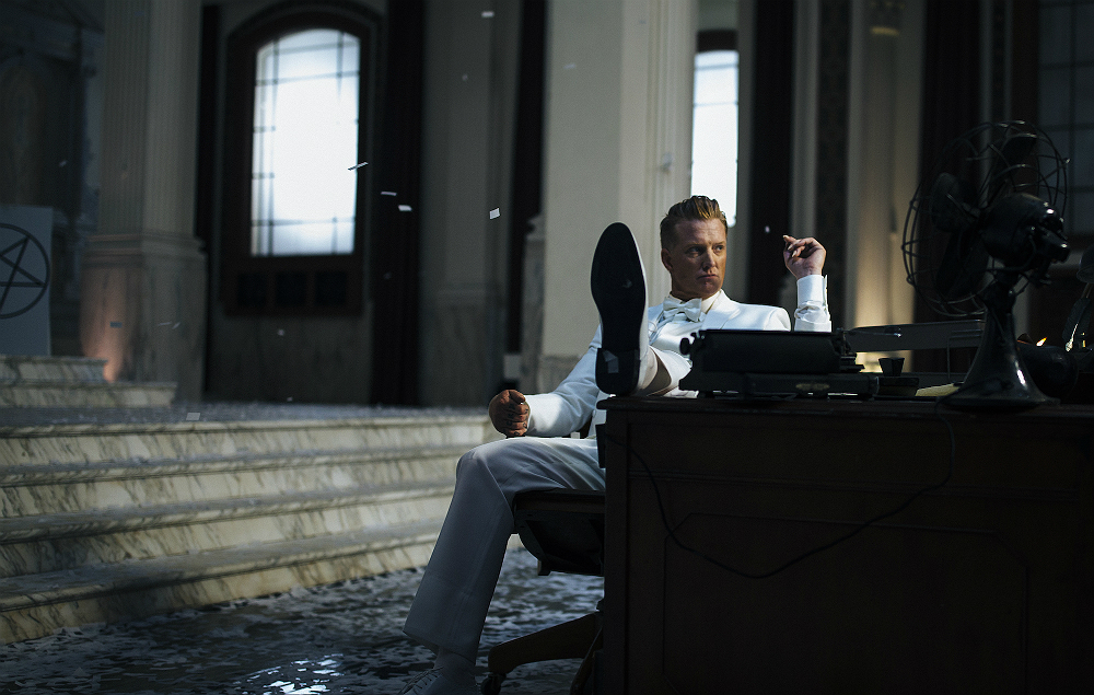 Josh Homme in Queens Of The Stone Age's new video for 'Like The Way You Used To Do'. Credit: Press