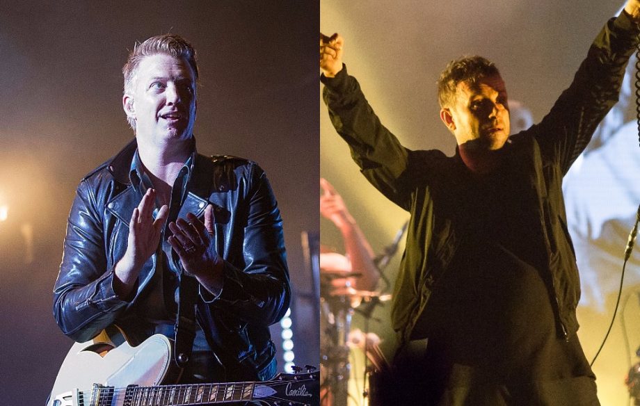 Queens Of The Stone Age's Josh Homme and Gorillaz's Damon Albarn