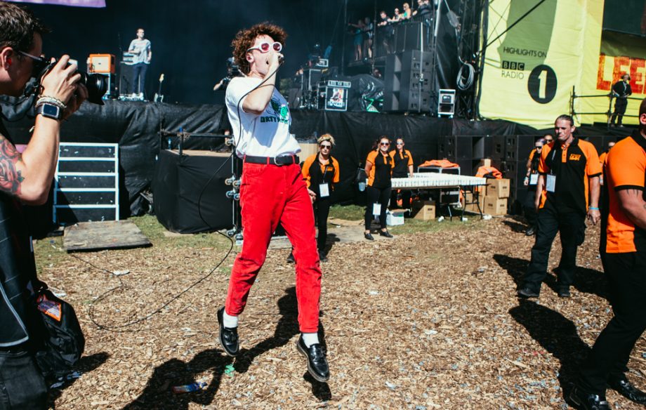 Rat Boy got up close and personal during a storming set on the Leeds main stage