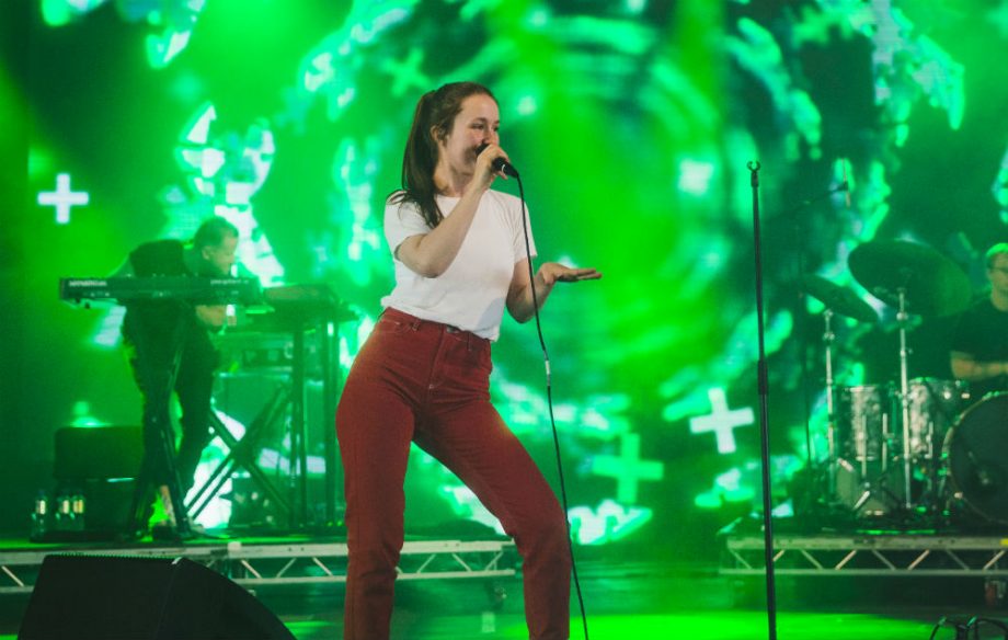 Sigrid brought the moves to the Dance Stage at Leeds on Sunday afternoon