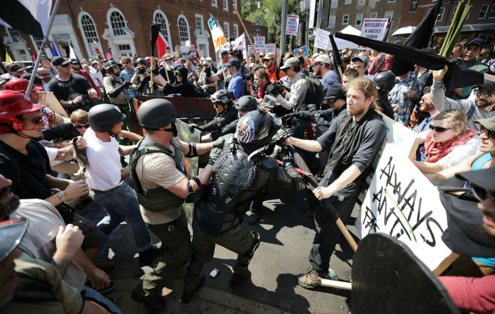 Bille Joe Armstrong Charlottesville attacks