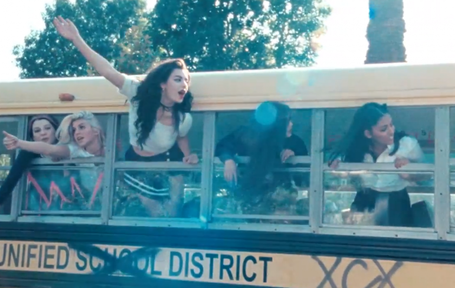 Charli XCX in the 'Break The Rules' music video