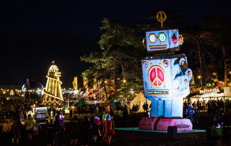 Bestival's famous Lovebot was back once more to bring the good vibes