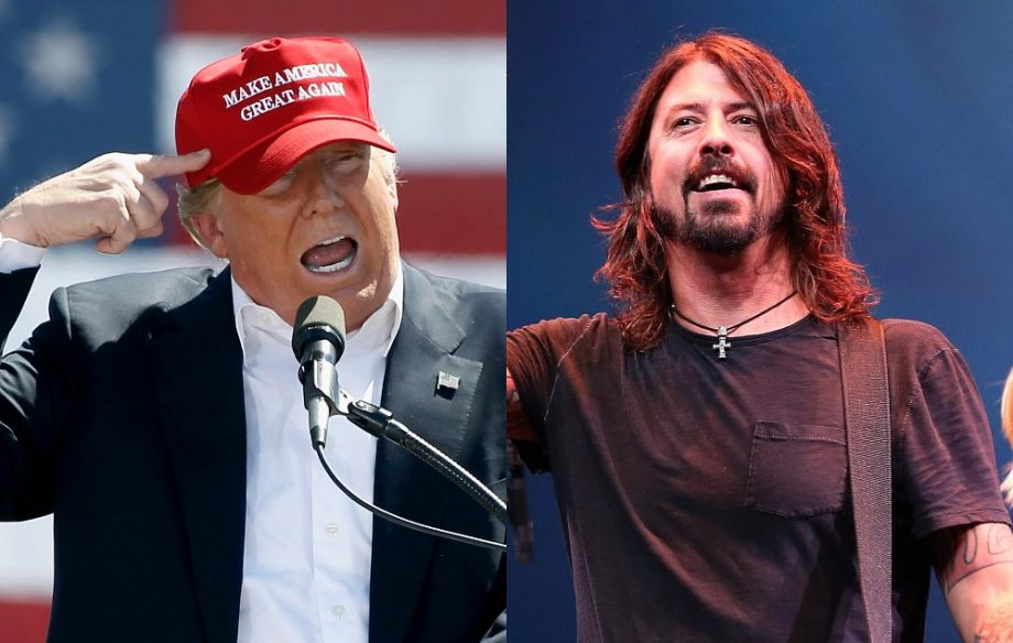 Donald Trump and Foo Fighters' Dave Grohl