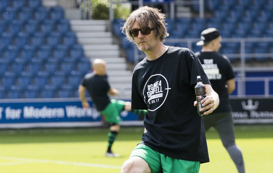 Jarvis Cocker takes part in the 'Game 4 Grenfell' charity football match