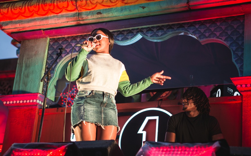 Ray BLK kicked off proceedings with a storming set on the Temple Stage on Thursday evening