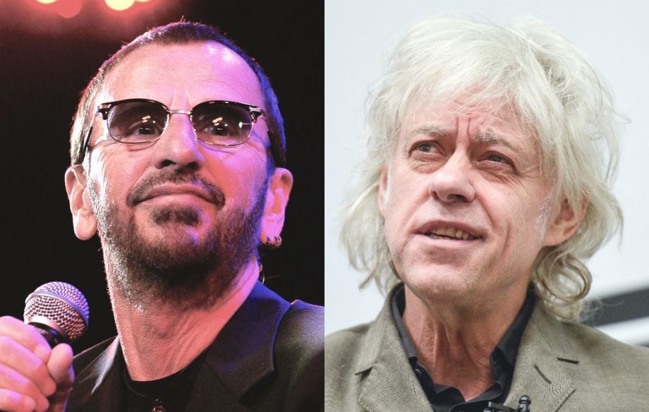 Ringo Starr and Bob Geldof