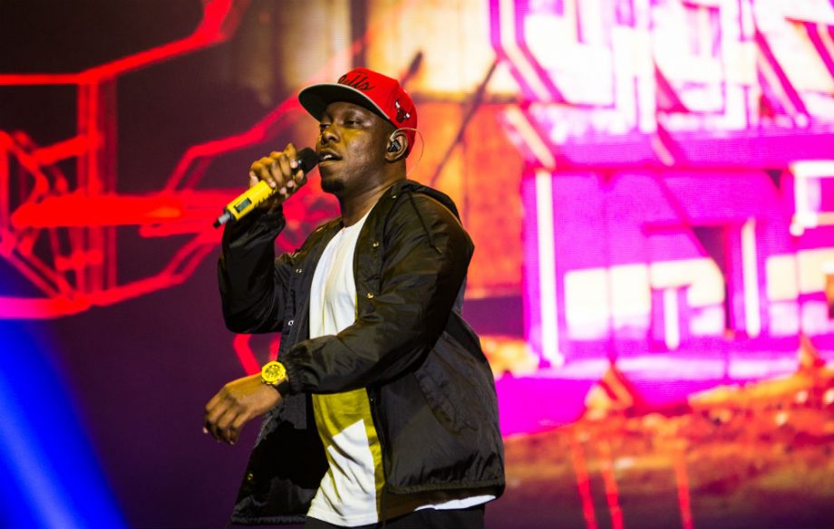 Dizzee Rascal got one of the biggest crowds of the weekend so far with a huge set on the Castle Stage