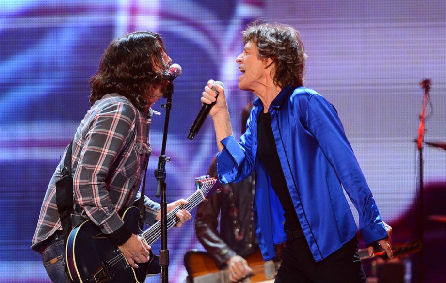 Foo Fighters back Mick Jagger