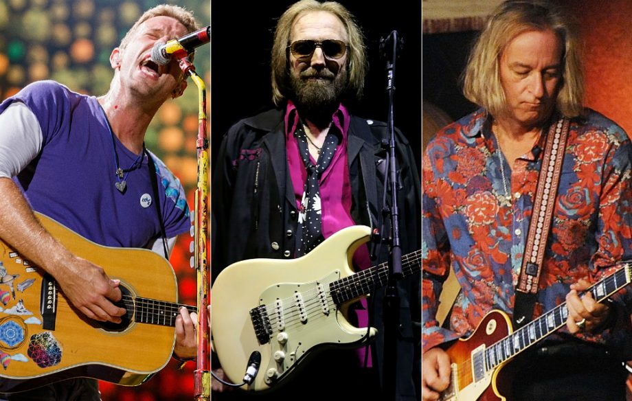 Chris Martin, Tom Petty and Peter Buck