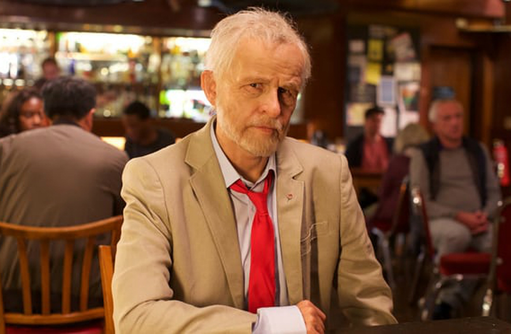 Tracey Ullman and Jeremy Corbyn