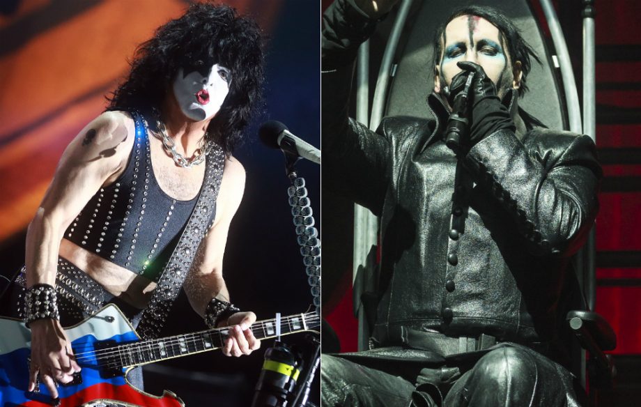 KISS' Paul Stanley and Marilyn Manson