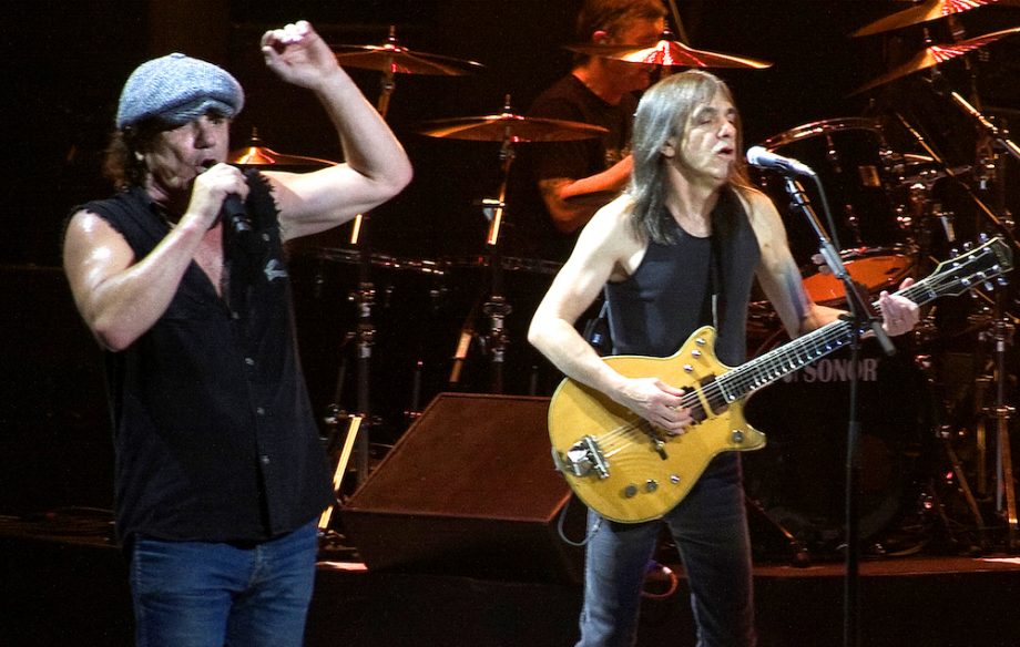 Brian Johnson and Malcolm Young