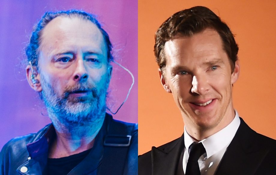 Thom Yorke and Benedict Cumberbatch