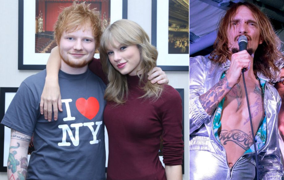Ed Sheeran, Taylor Swift and Justin Hawkins