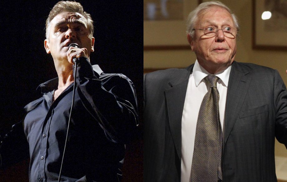 Morrissey and David Attenborough