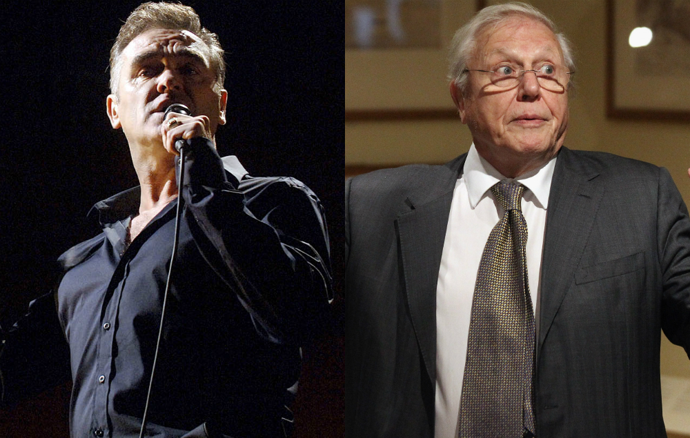 Morrissey and David Attenborough